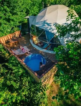 Glamping Suite, Doğa Manzaralı, Isıtmalı Özel Havuzlu