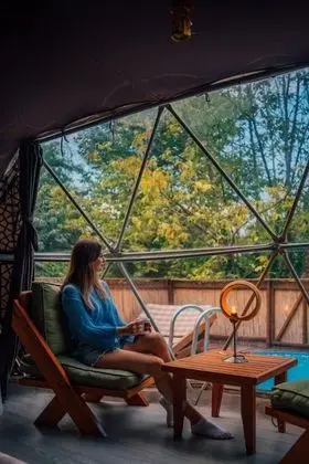 Glamping Suite, Doğa Manzaralı, Isıtmalı Özel Havuzlu