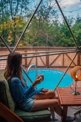 Glamping Suite, Doğa Manzaralı, Isıtmalı Özel Havuzlu