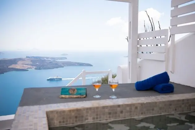 Deluxe Villa, 1 Yatak Odası, Sıcak Su Havuzu, Deniz Manzaralı
