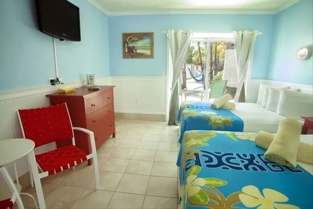 Deluxe Tek Büyük Yataklı Oda, 2 Çift Kişilik Yatak, Avlu