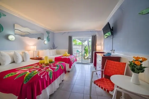 Deluxe Tek Büyük Yataklı Oda, 2 Çift Kişilik Yatak, Avlu