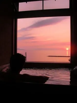Oda, Okyanus Manzaralı (Private Onsen)