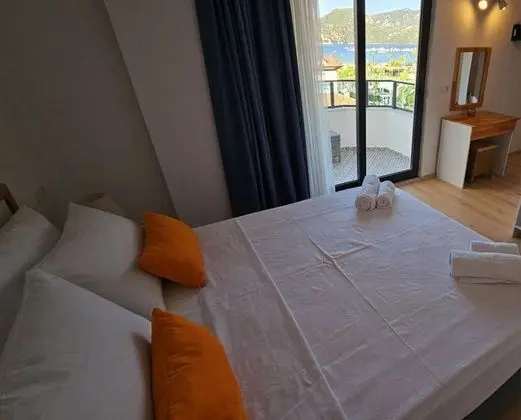 Apartment - 1 Çift Kişilik Yataklı, Deniz Manzaralı, Tam Donanmlı Mutfak - Full Kitchen