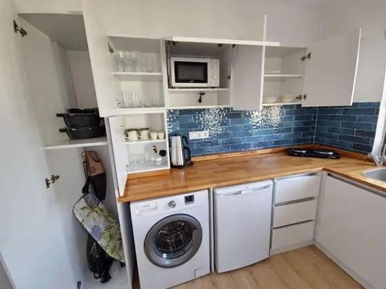 Apartment - 1 Çift Kişilik Yataklı, Deniz ve Dağ Manzaralı, Tam Donanmlı Mutfak - Full Kitchen