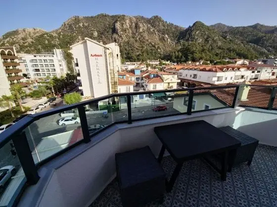 Apartment - 1 Çift Kişilik Yataklı, Deniz ve Dağ Manzaralı, Tam Donanmlı Mutfak - Full Kitchen
