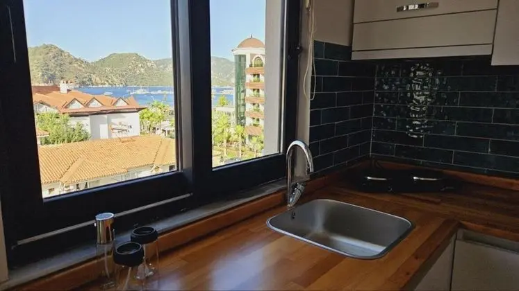 Apartment, Deniz Manzaralı, Tam Donanmlı Mutfak - Full Kitchen