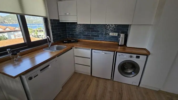 Apartment, Deniz Manzaralı, Tam Donanmlı Mutfak - Full Kitchen