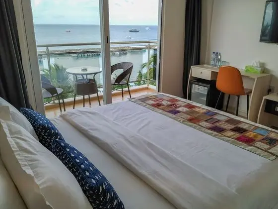 Deluxe Tek Büyük Yataklı Oda, Deniz Manzaralı