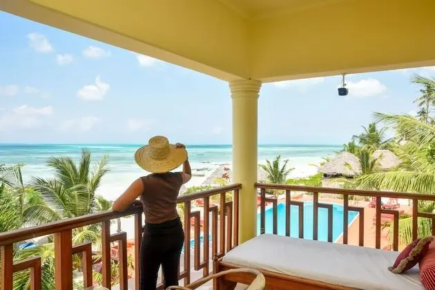 Deluxe Üç Kişilik Oda, Balkon, Deniz Manzaralı