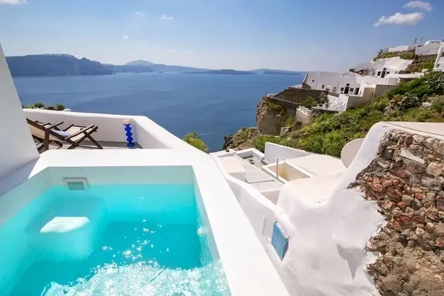 Deluxe Villa, 1 Yatak Odası, Jakuzi, Deniz Manzaralı (Villa Paride)