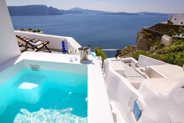 Deluxe Villa, 1 Yatak Odası, Jakuzi, Deniz Manzaralı (Villa Paride)