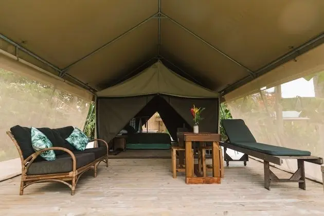 Romantic Tent, Bathtub, Mountain View