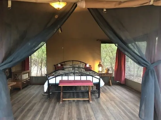 Luxury Çadır, 1 Çift Kişilik Yatak, Bahçe Manzaralı, Bahçeli