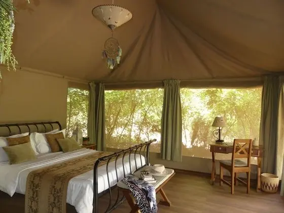 Luxury Çadır, 1 Çift Kişilik Yatak, Bahçe Manzaralı, Bahçeli
