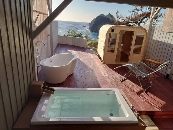 Deluxe İki Ayrı Yataklı Oda, Sigara İçilmez, Okyanus Manzaralı (Open-air hot spring and Sauna)