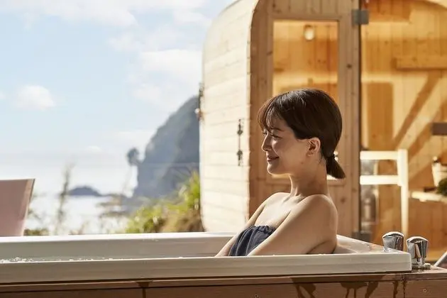 Deluxe İki Ayrı Yataklı Oda, Sigara İçilmez, Okyanus Manzaralı (Open-air hot spring and Sauna)