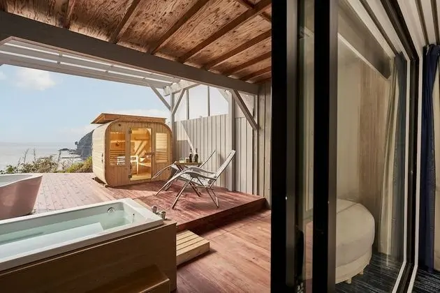 Deluxe İki Ayrı Yataklı Oda, Sigara İçilmez, Okyanus Manzaralı (Open-air hot spring and Sauna)