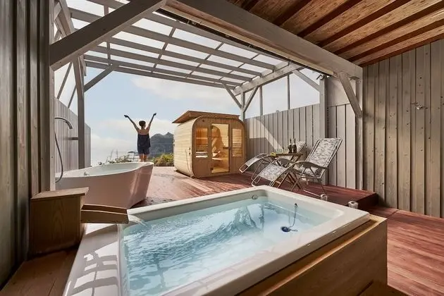 Deluxe İki Ayrı Yataklı Oda, Sigara İçilmez, Okyanus Manzaralı (Open-air hot spring and Sauna)