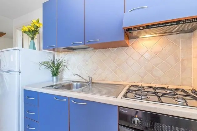 Family Apart Daire, 1 Çift Kişilik Yatak ve Çekyat (Il Borgo 2/15 700MT From The Beach)