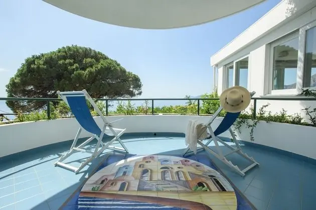 Economy Tek Büyük veya İki Ayrı Yataklı Oda, Balkon, Deniz Manzaralı