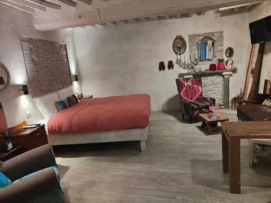 Deluxe Tek Büyük veya İki Ayrı Yataklı Oda (Pink Room)