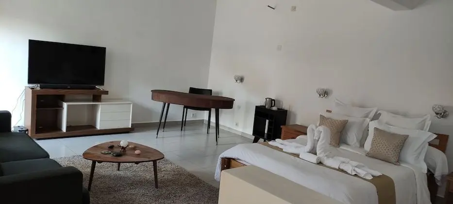Junior Oda, 1 Çift Kişilik Yatak, Buzdolabı, Avlu Manzaralı