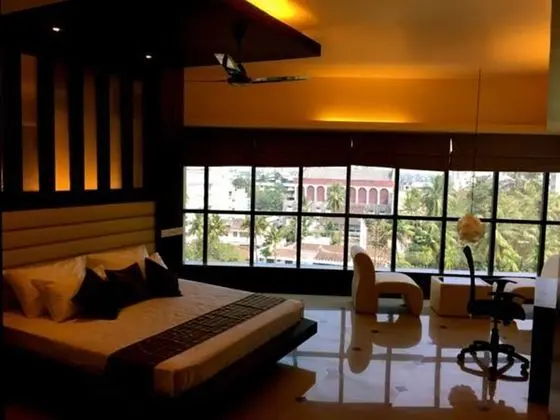 Deluxe Tek Büyük veya İki Ayrı Yataklı Oda, 1 Çift Kişilik Yatak, Özel Banyo, Şehir Manzaralı