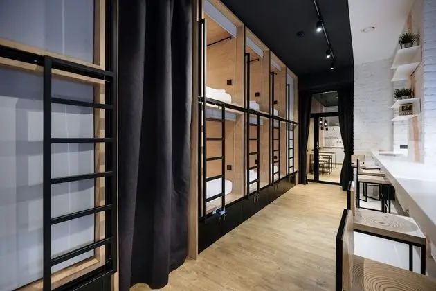 Ortak Ranzalı Oda (SmartBox mixed dorm for 16 capsules)