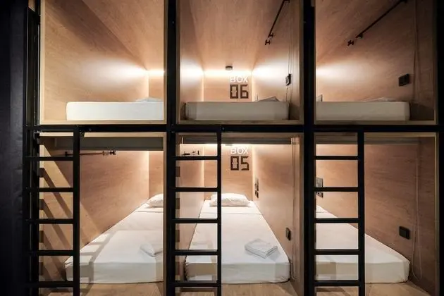 Ortak Ranzalı Oda (SmartBox mixed dorm for 16 capsules)