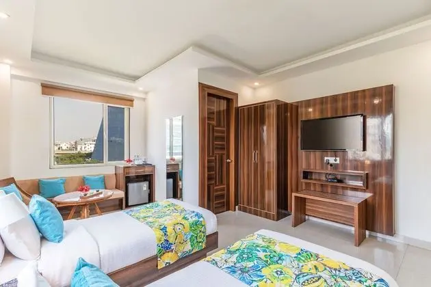 Deluxe İki Ayrı Yataklı Oda, 2 Tek Kişilik Yatak, Şehir Manzaralı
