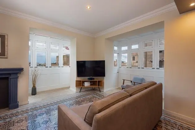 Deluxe Apart Daire, 1 Yatak Odası, Kısmi Deniz Manzaralı (Azure)