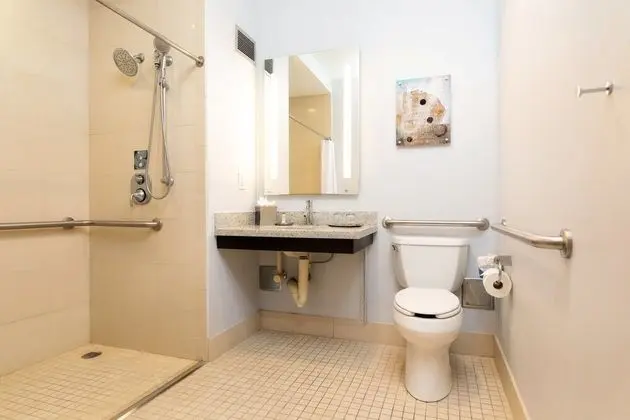 Oda, 1 En Büyük (King) Boy Yatak, Engellilere Uygun (Mobility, Roll-In Shower)