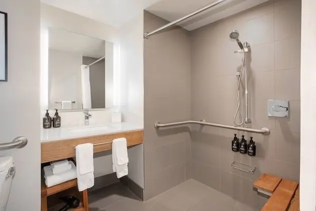 Standard Oda, 2 Büyük (Queen) Boy Yatak, Engellilere Uygun (Hearing, Roll-In Shower)