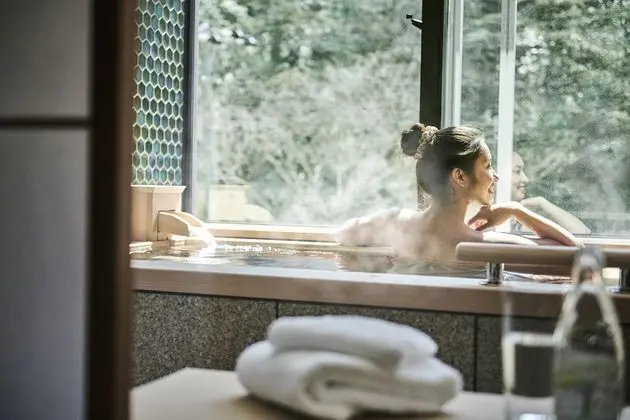 Standard Oda, 2 Tek Kişilik Yatak, Dağ Manzaralı (Private Hot Spring)