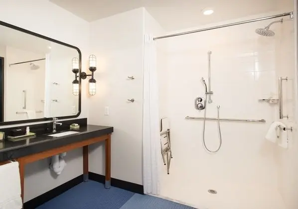 Standard Oda, 2 Büyük (Queen) Boy Yatak, Engellilere Uygun (Mobility, Roll-In Shower)