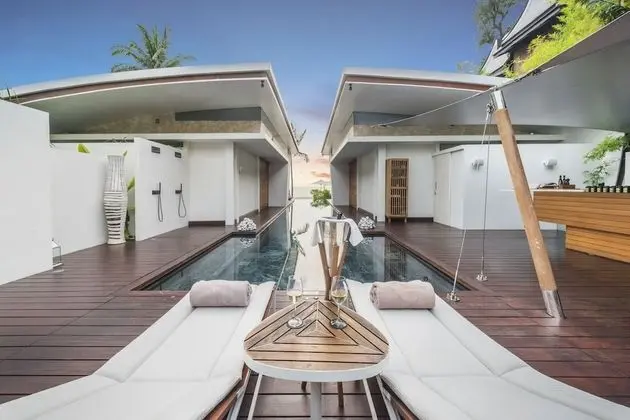 Luxury Villa, 3 Yatak Odası, Okyanus Manzaralı, Denize Sıfır (Siam)