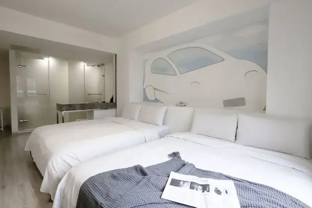 Deluxe Dört Kişilik Oda, 2 Çift Kişilik Yatak