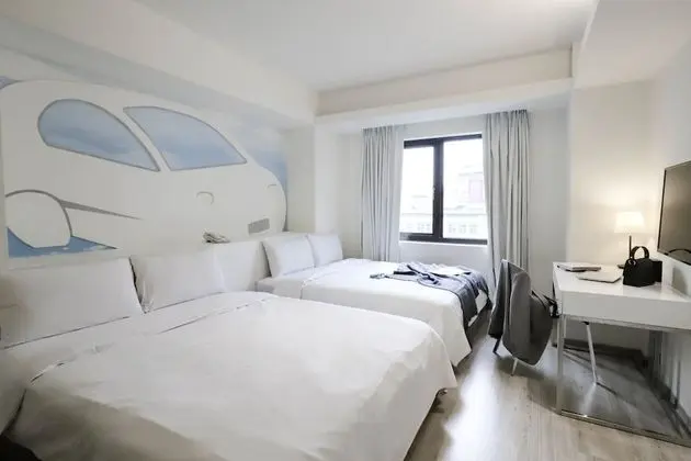 Deluxe Dört Kişilik Oda, 2 Çift Kişilik Yatak
