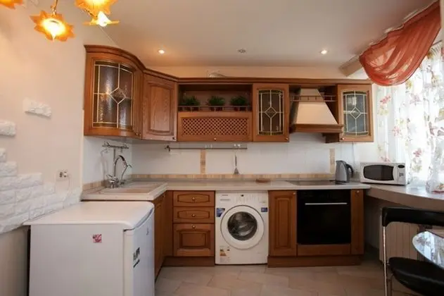 Apart Daire, 1 Yatak Odası, Sauna (Tsvillinga str. 34)