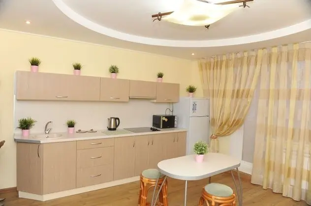 Apart Daire, 2 Yatak Odası, Jakuzi (Sauna, Balcony, Vorovskogo str. 36b)