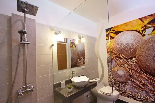 Design Apart Daire, 1 En Büyük (King) Boy Yatak, Havuz Manzaralı