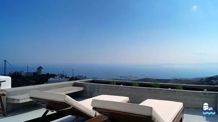 Deluxe Dubleks, 3 Yatak Odası, Balkon/Veranda, Okyanusa Sıfır (Triantaros I)