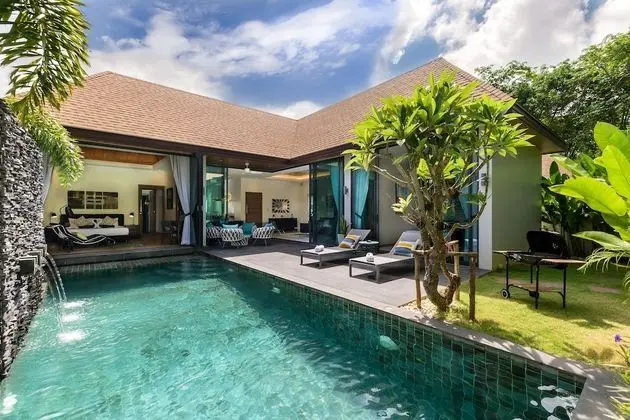 Deluxe Villa, 2 Yatak Odası, Kişiye Özel Havuzlu, Dağ Yamacı