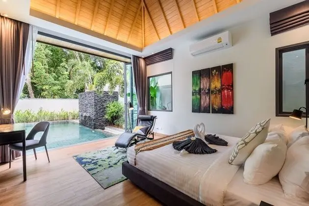 Deluxe Villa, 2 Yatak Odası, Kişiye Özel Havuzlu, Dağ Yamacı