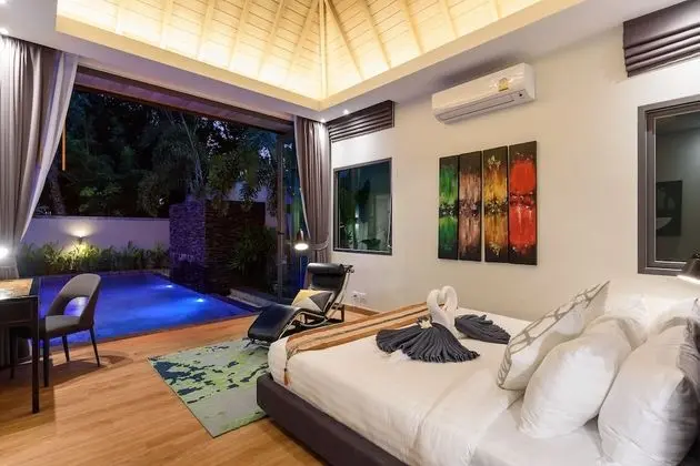 Deluxe Villa, 2 Yatak Odası, Kişiye Özel Havuzlu, Dağ Yamacı