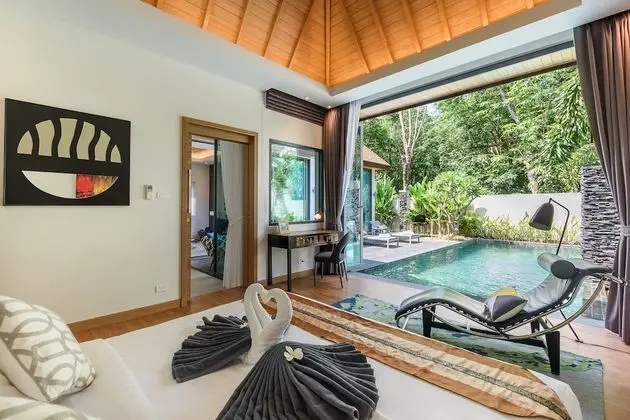 Deluxe Villa, 2 Yatak Odası, Kişiye Özel Havuzlu, Dağ Yamacı