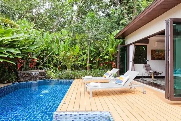 Deluxe Villa, 2 Yatak Odası, Kişiye Özel Havuzlu, Dağ Yamacı