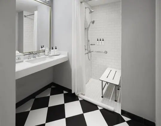 Classic Oda, 1 En Büyük (King) Boy Yatak, Engellilere Uygun (Mobility, Roll-In Shower)