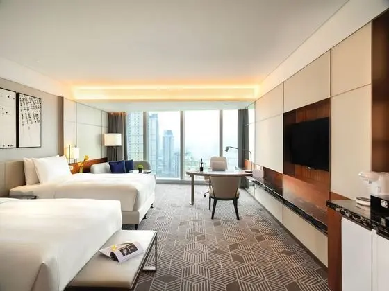 Classic Oda, 1 En Büyük (King) Boy Yatak, Business Dinlenme Salonu Kullanımı (Canton Tower View)